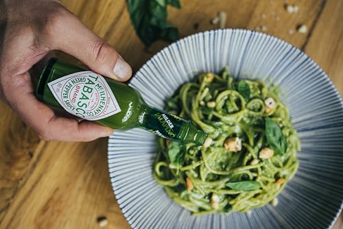 Miniatura 5 de Tabasco - Verde, Salsa Picante Sabor Suave, Elaborada Con Chiles Jalapeños, Producto Típico Cocina Tex-Mex, 60 Mililitro