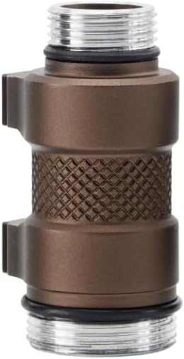 Light Body for 18350 Batts, Fits SF KE2-DF Light Heads - Weltool LH8, Malkoff, LED & LEP Heads & All Scout Type Tailcaps (FDE - KNURLED)