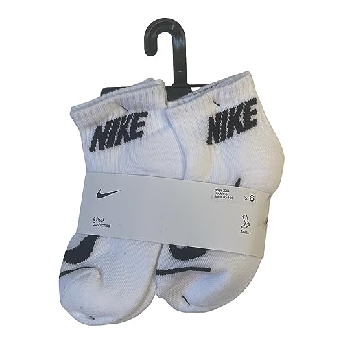 Nike Cushioned 6pk Ankle socks (Boys/XXS/4-5)