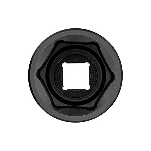 Image of JETECH 3 /4 inch Drive 46mm Deep Impact Socket, 6-Point Metric Impact Socket, Heat-Treated Chrome Molybdenum (Cr-Mo) Alloy Steel, Extra Length for Heavy-Duty Truck & Machinery Repair