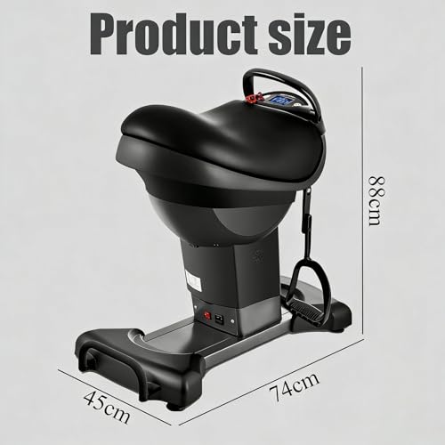 Máquina eléctrica de equitación simulada 3D para interior, máquina de ejercicios abdominales y de fitness con vibración de 20 velocidades y pantalla LCD táctil, para gimnasio y entrenamiento en interiores miniatura 6
