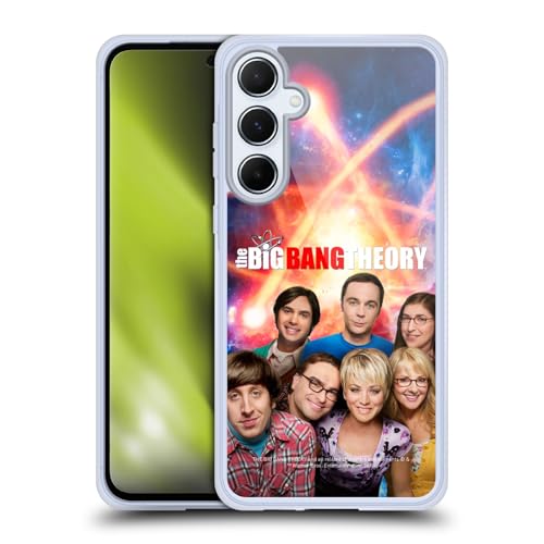 Licenza Ufficiale The Big Bang Theory Stagione 8 Arte Chiave Custodia gel Protezione di Grado Militare Compatibile con Samsung Galaxy A55 5G