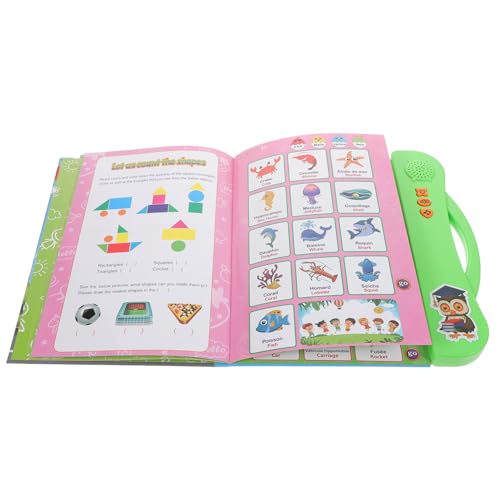 ERINGOGO Libro Interactivo Francés E Inglés para Sonidos Lectura Bilingüe para Preescolar Actividades Educativas y Desarrollo del Habla Juguete Electrónico Educativo para Bebés y Pequeños