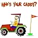CafePress Who's Your Caddy?! Spiral Bound Journal Notebook, Personal Diary, Planner