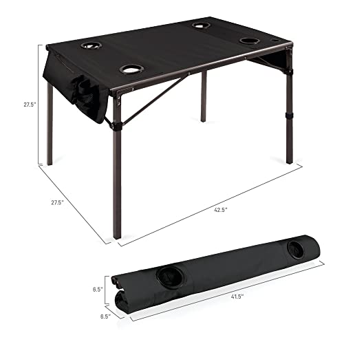 NFL Detroit Lions Travel Table with Digital Print, One Size, Black - image 7