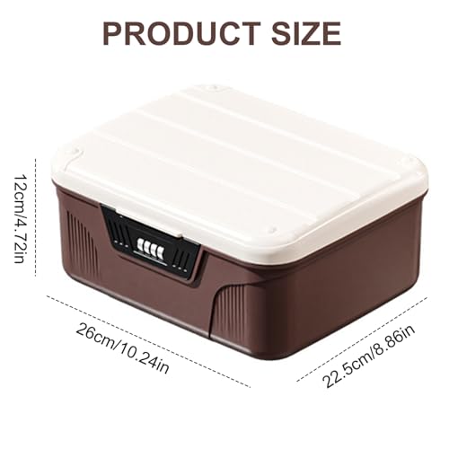 Caja de bloqueo de refrigerador para proteger documentos y medicinas 6