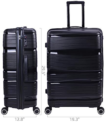 All Set of 3: 20, 24, 28-Inch Each, Black2