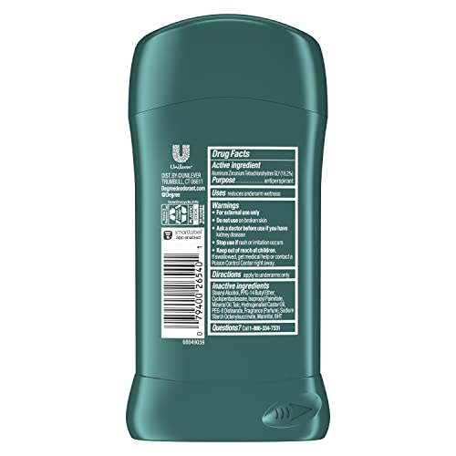 Image of Degree Men Original Antiperspirant Deodorant for Men, 48-Hour Sweat and Odor Protection, Cool Rush 2.7 oz (Pack of 2)