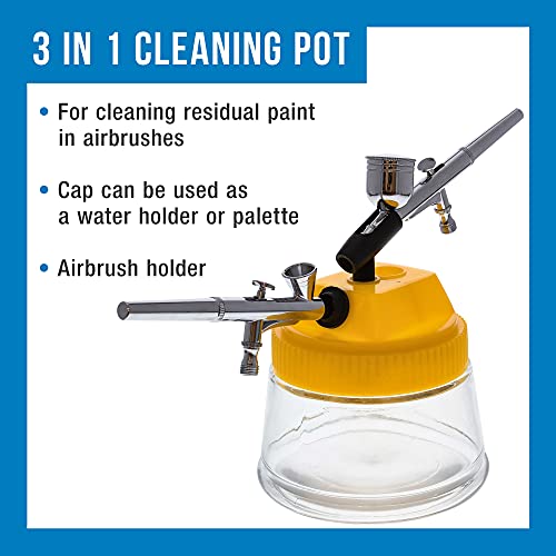 Airbrush Cleaning Kit With Airbursh Cleaning Solution, Cleaning Pot, And Cleaning Tools #TOP5