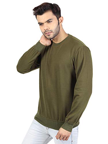 Image of River Hill Men's Fleece Round Neck Sweater