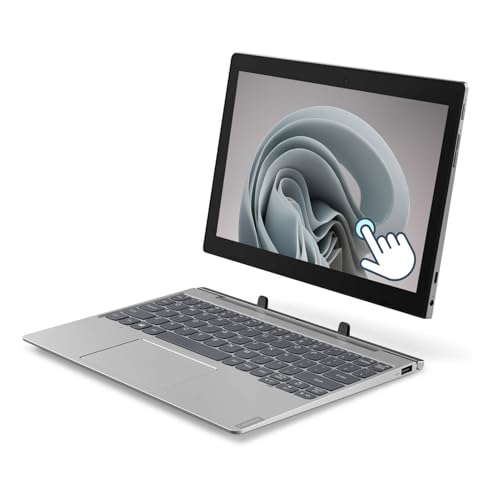 Lenovo Ideapad D330 Tablet 2-in-1, 10.1" IPS Touch Display (1280 x 800), Intel Celeron N4000 1.1GHz-2.6GHz, 64GB SSD, 4GB RAM, with Japanese Keyboard, Camera, Windows 11 Pro (Refurbished)
