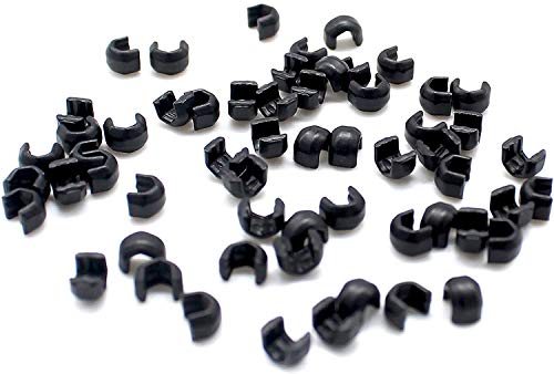 YKK #5 Vislon Top Stops - Color Black - Choose Your Quantity - Made in The United States (50 Pairs)