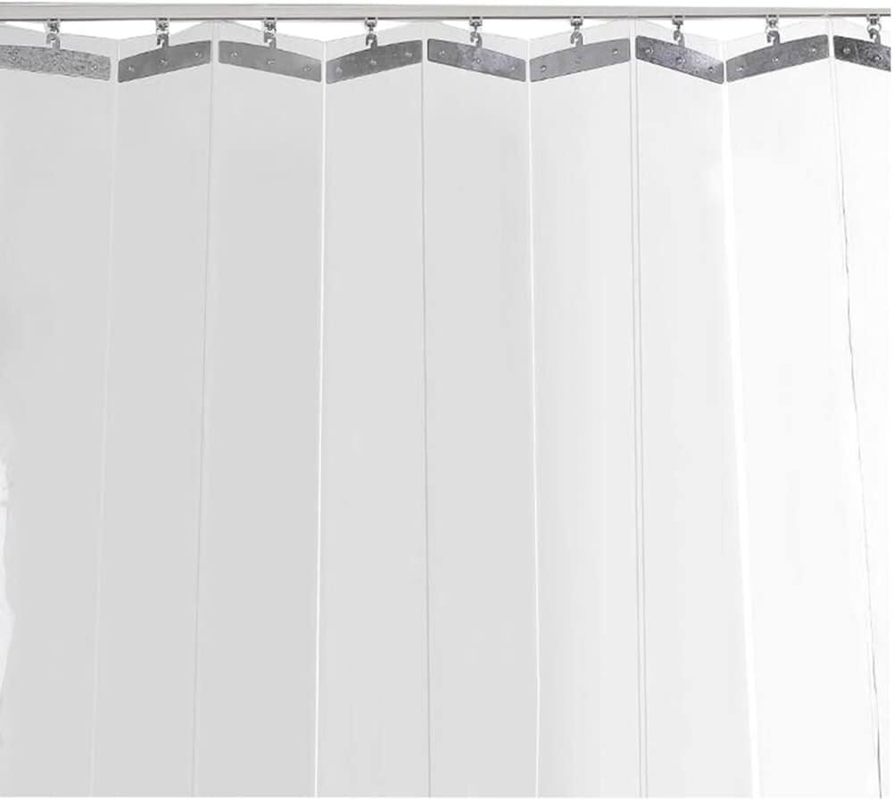 Zasłona z PCW izolowana zasłona drzwiowa, wiatroszczelna przegroda do zamrażarki, odporny na zimno, separator, 1,05 x 2,2 m, idealna do efektywności energetycznej i kontroli temperatury