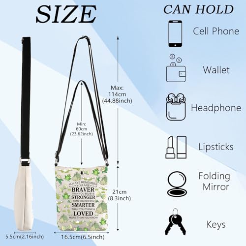 WSNANG Princess Crossbody Bag Frog Lover Shoulder Bag Frog Movie Princess Fans Gift Princess Birthday Gift for Daughter (Ti CB)3