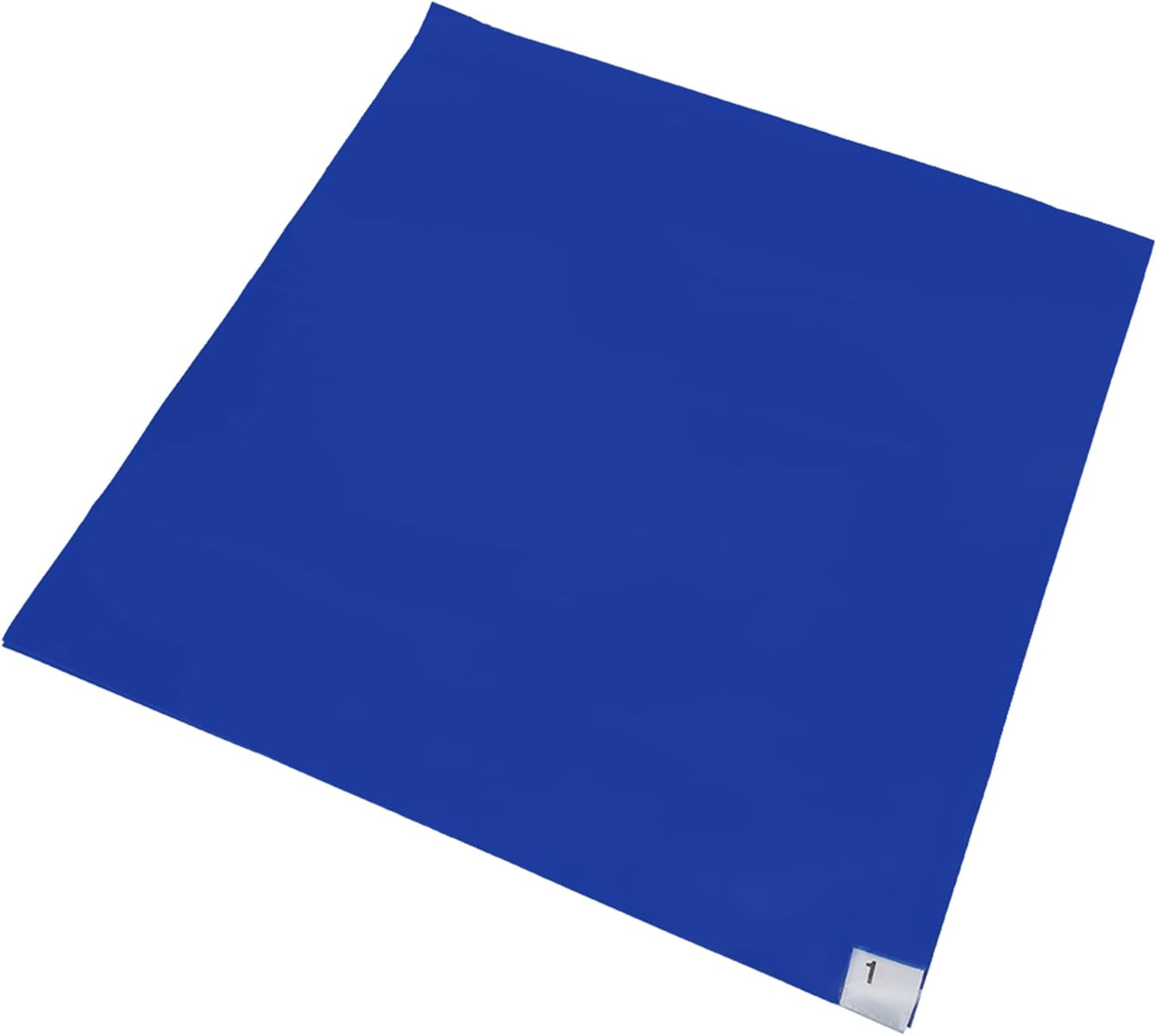 Durable Cleanroom Tacky Mat 30-Layers Adhesive Pad, Easy to Use, Quick Static Electricity Removal, Food Factories, Hotels, Blue Sticky Mat 18x36in, 10Pcs