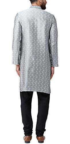 Sojanya (Since 1958 Men'S Silk Blend Only Long Kurta.2