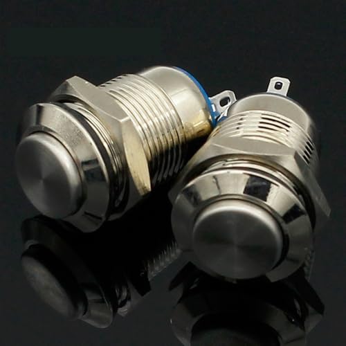 Klaxon de démarrage de voiture et cloche : bouton poussoir 12mm