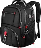 MATEIN Travel Laptop Backpack Large, 17.3 Inch Backpack 50L School Bag Water Resistant, Work Computer Rucksack for Men Anti Theft TSA with USB Charging Port, Laptop Bags for School College Business