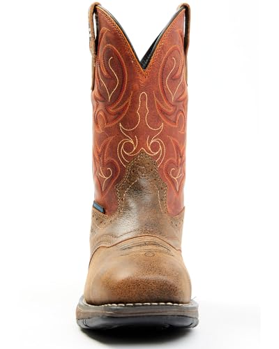Cody James Men's 11" Nano Lite Waterproof Western Work Boot Composite Toe - Mlbp-3-B4