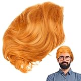 Alipis Peluca Dorada de Fibra para Hombres Apariencia Realista y Uso Versátil, Adecuado para Fiestas y Cosplay, Estilo Corto y Moderno para Adolescentes