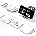 3 in 1 Wireless Charging Station for Apple Devices, Foldable Portable Fast for MagSafe Charger Stand Travel Magnetic Wireless Charging Dock for iPhone 17/16/15/14/13/12, Apple Watch, AirPods Pro 4 3 2
