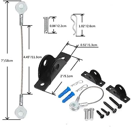 Miniatura 6 de Kit de anclajes antipuntas para muebles (paquete de 6) correas para muebles a prueba de bebés, armario seguro de 400 libras para evitar caídas,