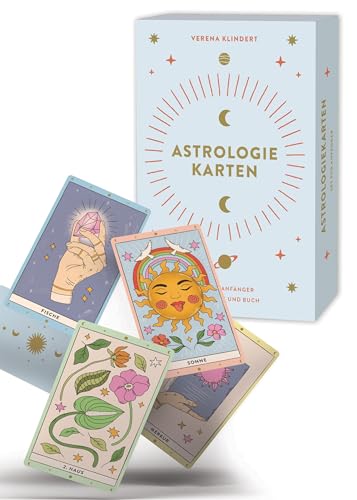 Astrologiekarten: Astrologiekarten mit Buch, Set für Anfänger: ausführliche Beschreibungen zu Fragen, Karten und ...