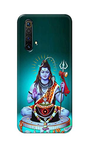 Image of Printed Hard Back Cover Case for Realme X3 | X3 SuperZoom | Realme X50 5G Back Cover (Lord Shiva) -1803