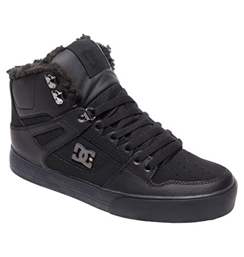 DC Shoes - Pure High Top Wc Winter, Zapatillas de Skateboard Hombre, Negro (Black/Black/Black 3bk), 42 EU