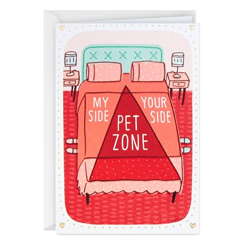 Hallmark Shoebox Funny Valentine's Day Card for Husband, Wife, Boyfriend, Girlfriend, Spouse (Pet Zone)
