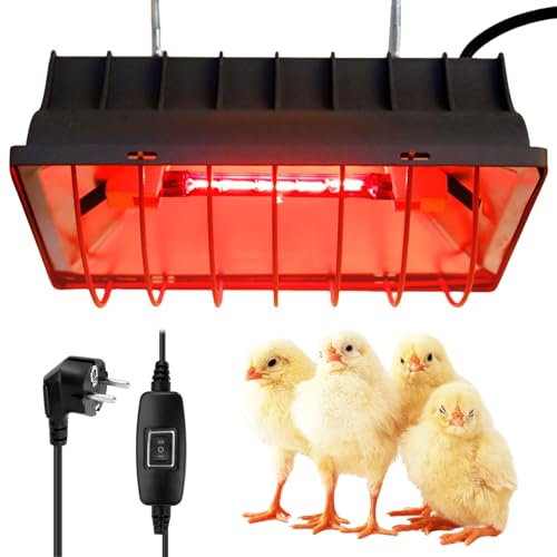 Wärmelampe für Küken, küken wärmeplatte, 175 W Wärmelampe...