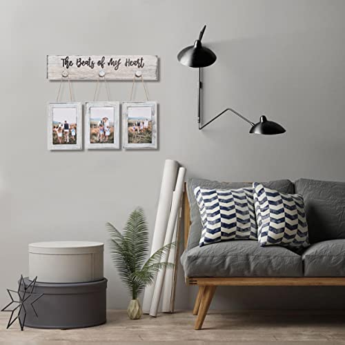 Mont Pleasant 4X6 Picture Frames Farmhouse Rustic Vintage Distressed Solid Wood Photo Frame With Hd Plexiglass Hanging Picture Frame Wall Decor For Living Room thumb #2
