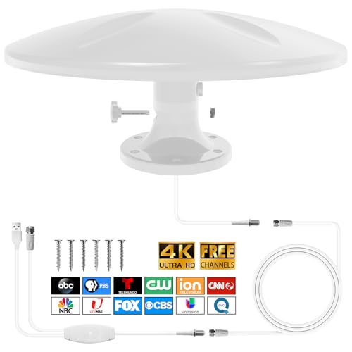 RV TV Antenna with 32ft Cable