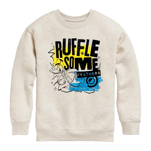 Disney - Ruffle Some Feathers - Toddler & Youth Crewneck Fleece Sweatshirt