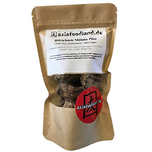Asiafoodland - getrocknete Shiitake Pilze - 25 g
