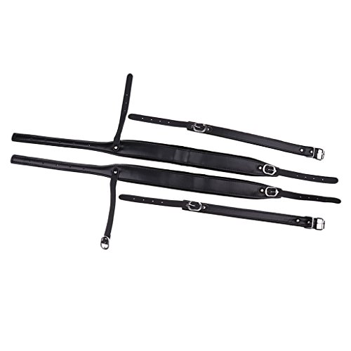 1 Par de Correa de Acordeón Bajo para Principiantes Producción Musical - Negro, como se describe