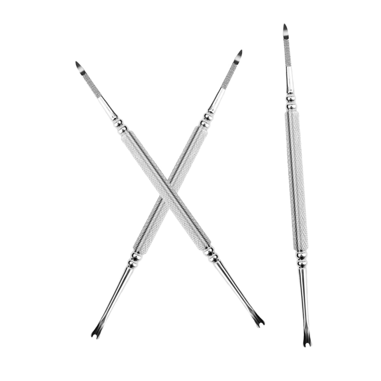 Gogogmee Nail Care Set Cuticle Exfoliator Forks Nail Cleaner Tool Manicure Tools