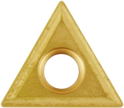 Cobra Carbide 40960 Solid Carbide Turning Insert, CM14 Grade, Multilayer Coated, TCMT Style, TCMT 32.51, 5/32