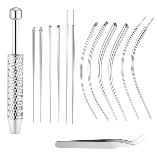 14 sztuk zestawu piercingu Taper 16G 18G Narzędzia do piercingu do otwierania/wymiany