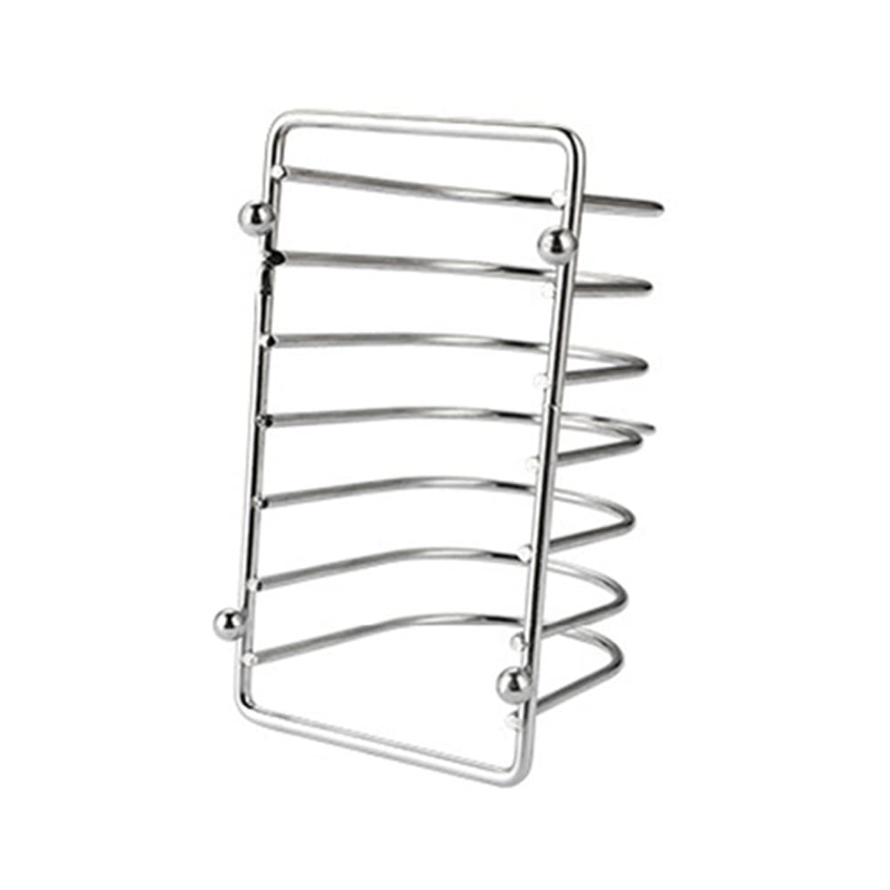 Toast Rack - Electroplated Iron 6-Slot Bread Holder With Carry Handle - View #7