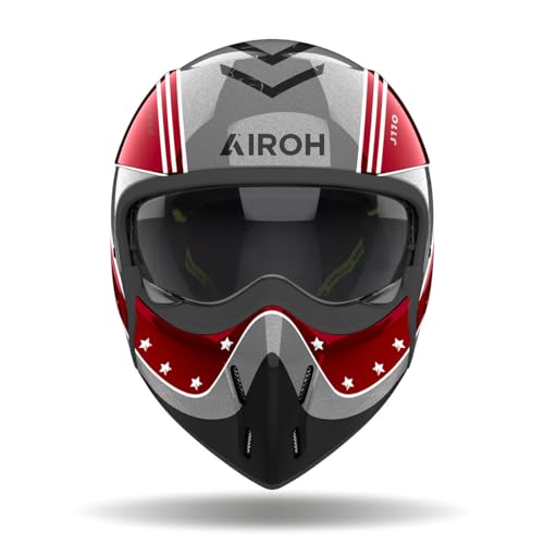 AIROH J 110 Command Burgundy Gloss XL casco cómodo para evitar el calor 4