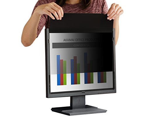 17 inch Computer Privacy Screen (5:4) - Black Security Shield - Desktop Monitor Protector - UV and Blue Light Filter by Akamai (17.0