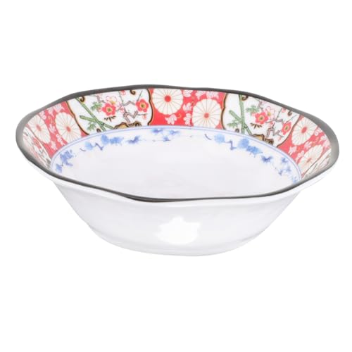 LIGIGWASH 加厚?瓷日式牛丼飯碗 大容量食品容器 滑らかで清潔簡単なサラダ フルーツサービングボウル キッチン多用途クラシックボウル