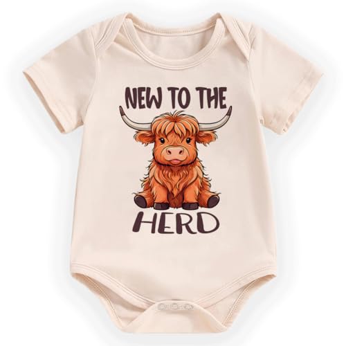 Image of hrcfbk Newborn Baby Boys Girls Clothes Cute Funny Bodysuit Rompers Newborn Baby Announcement Coming Home Outfit