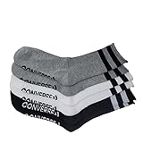 Converse Women's Half Cushion Crew Socks 3-Pack Size 6-10 (White/LGH/Black)