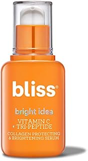 Bliss Bright Idea Vitamin C & Tri-Peptide Collagen Face Serum, Protects & Brightens