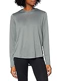  Marca Amazon - AURIQUE Sudadera con Capucha de Deporte Mujer, gris, 40, Label:M
