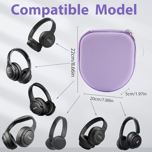 Étui rigide pour JBL 760NC protection premium violette