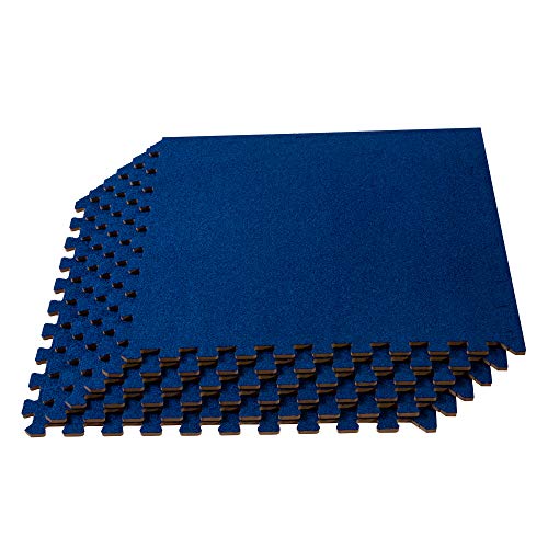 We Sell Mats 3/8 Inch Thick Interlocking Foam Carpet Tiles
