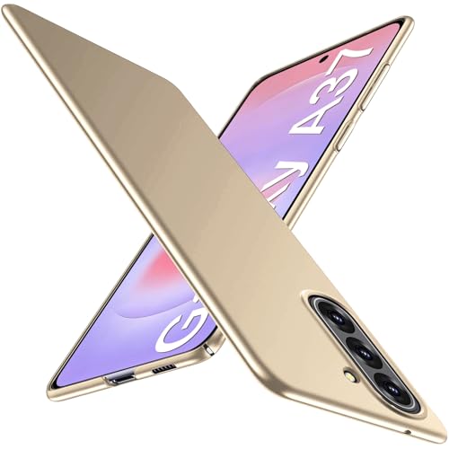 Coque Samsung A37 5G anti-choc et antidérapante en plastique dur doré